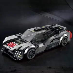 High Speed Car Building Blocks, 280pcs/box Sports Car Model Building Blocks, DIY Assembly Car Model Ornament, Home Decoration, Birthday Gift