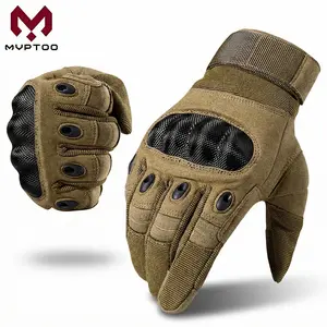 Hard Knuckle Outdoor Gloves Touch Screen Tactical Gloves Motorcycle Riding Working Hunting Sports Full Finger Gloves Safety Protective Gear