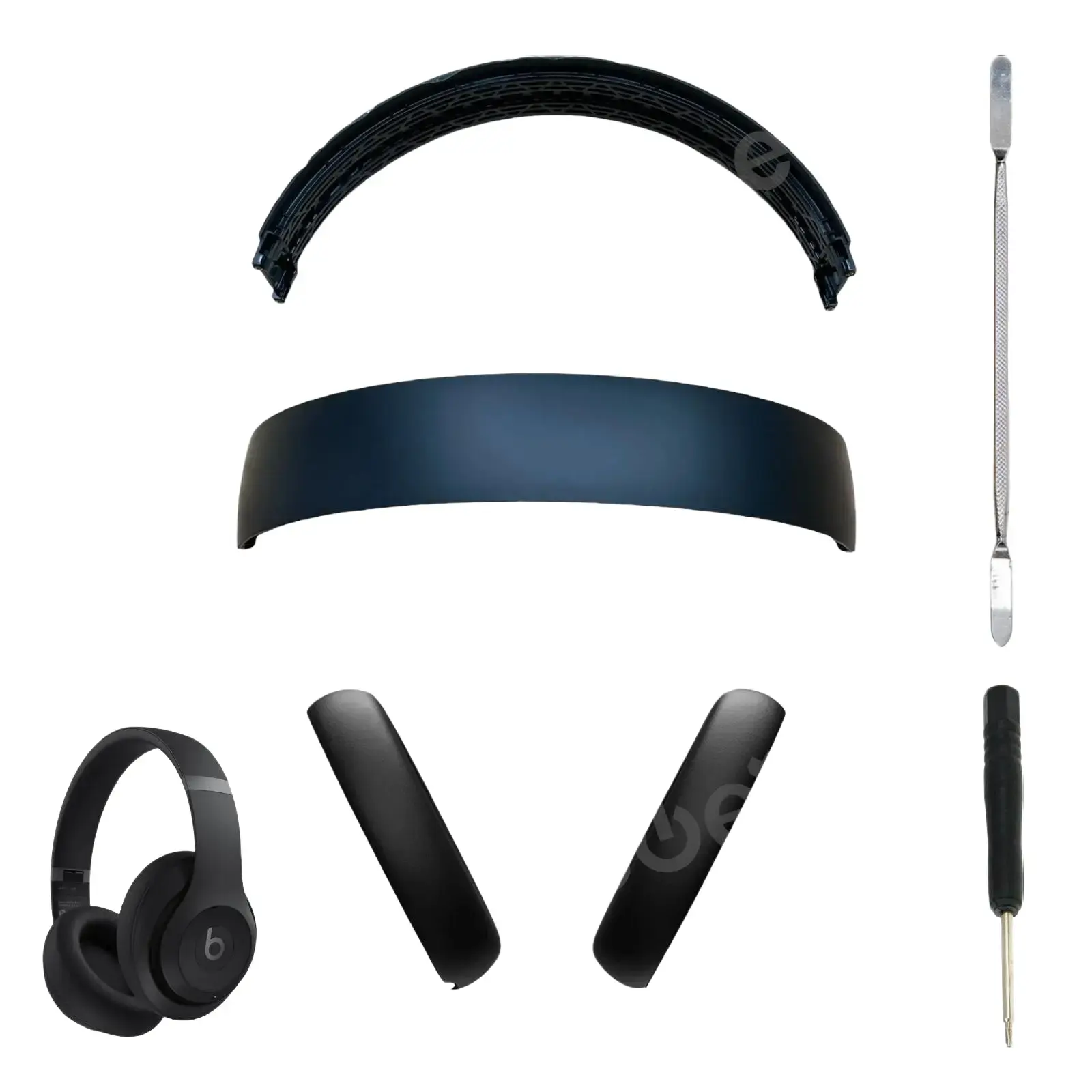 New Replacement Audio Earpads & Headband Arch for Beats By Dre Studio Pro Wireless Headphones - Electronic Audio Accessories