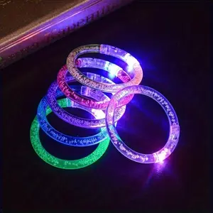 Gift for Her/Him 24-39-79 Glowing LED Bracelets, Night Light Party Supplies, Flashing Glowing LED Bracelets, Christmas And Halloween Party Gifts, New Year Gifts, Carnival, Birthday, Concert, Party Game Accessories, Random Colors (Adult Novelty)