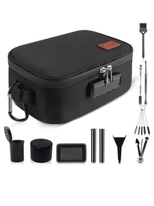 Egooz Large Storage Bag with 11 Pcs Accessories, Zipper Bag, Waterproof Odor-Sealing Container Case, Multi-Purpose Organizer Box