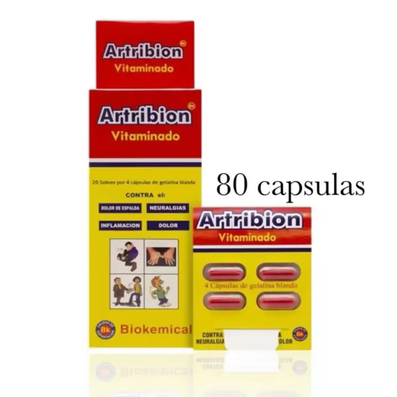Artribion Vitamin B12 H Extra Forte Dietary Supplement 80 Capsules Supports Ener...