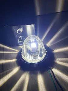 GlassWatermelon Lights for Truck Semi Trailers Commercial Grade Side Markers with Steel Bezel Easy