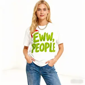 Festive Black Christmas T Shirt Featuring Santa Hat Design for Holiday Parties and Celebrations