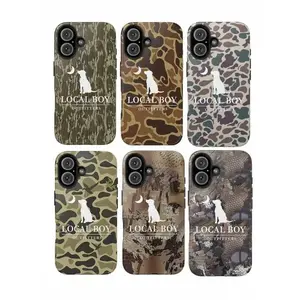 Vintage Local Boy Camo Phone Case For IPhone 16 15 14 13 12 , Durable, Duck Hunting, Southern Boy Cover, Bottomland Camo, Ol School Camo, Gifts,Suitable For IPhone 17 Air for iPhone17 ProMax