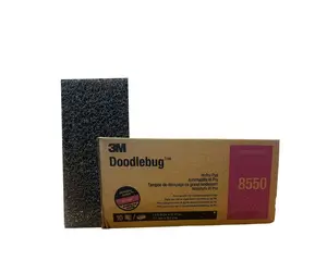 3M 8550 Doodlebug Hi Pro Black Floor Stripping Pad 10/case