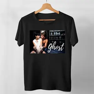 Ghost Movie 80S Love Romance Pottery Scene 90S Patrick Swayze Demi Moore T Shirt Gift Tee Best Women 90S Tees Retro Funny T Shirt Aldult T Shirt Custom T Shirts T Shirt