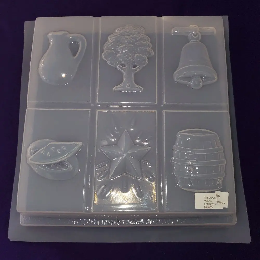 Molde de Plastico Hispanic Lottery Game Mold with Decorative Features, Ideal for Crafting and Decorating