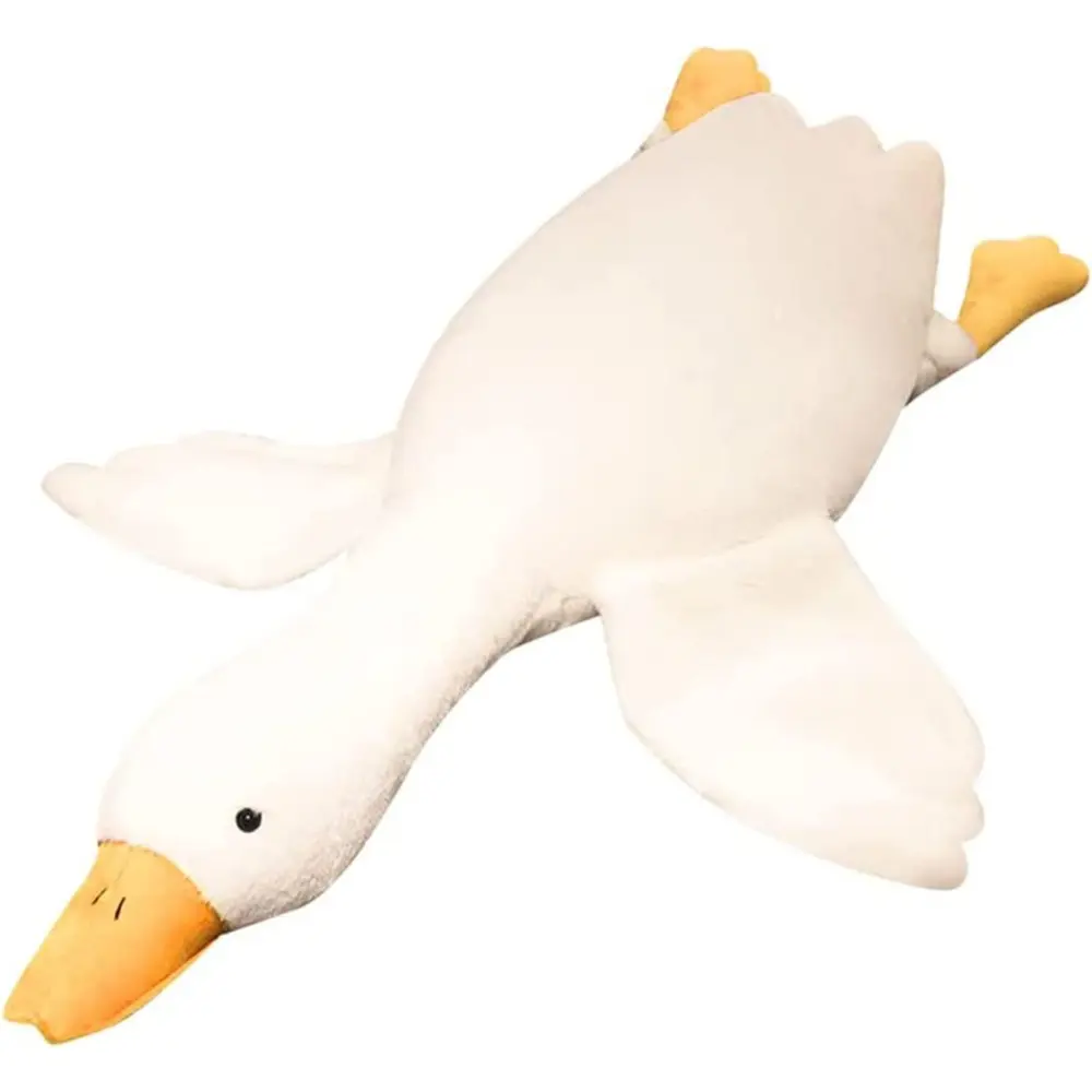 Goose Stuffed Animal 35.5 inches, Weight Goose Plush, Goose Plush Soft Swan Hugging Pillow, Gift for Anxiety Kids and Friends