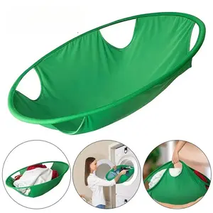 Portable foldable dirty laundry basket, pop-up laundry storage basket, foldable dirty clothes storage tool for home use