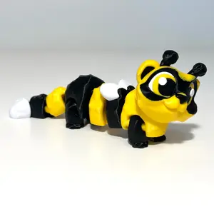 Bee Ferret - 3D Printed Articulating Figure