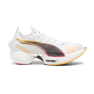 PUMA Mens Fast-R Nitro Elite 2 Running Sneakers Shoes - White