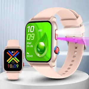 Multifunctional Smart Watch, Fashionable Large Screen Sports Watch with LED Light, Waterproof Sports Watch for Women & Men, Trendy Multifunctional Watch