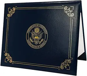 US Citizenship Certificate Holder Naturalization Certificate Cover with logol 'Certificate of Citizenship' US Citizenship Gifts
