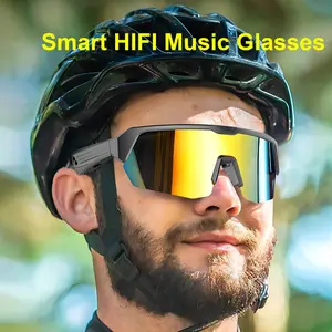Smart Fashion Music Glasses Headset Wireless 5.3 Version with HIFI Music Sound Audio Quality UV400 Sunglass Multifunctional Smart Glasses
