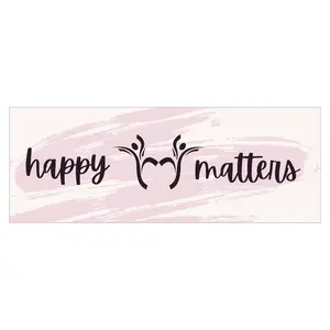 Happy Matters Magnet - Refrigerator Magnet, Personal Development, Encouragement, Self-Help