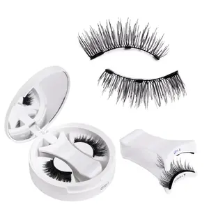 Elegant-style All-in-One Box Magnetic Eyelashes Kit, Reusable, Glue-Free, Waterproof, Lightweight, Natural
