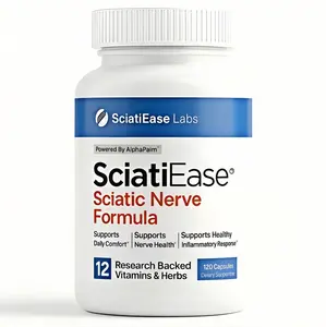 Sciatic Nerve Support Supplement – Extra Strength Formula with B Vitamins, Turmeric & Herbal Extracts – 120 Capsules for Sciatica Relief, Nerve Health & Leg Discomfort