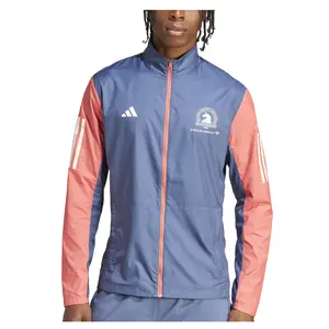 adidas Mens Bm 2024 Jacket Running Athletic Outerwear  - Blue