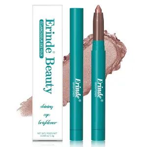 Erinde Eyeshadow Stick, Eye Brightener Stick, Shimmer Creamy Eye Shadow Makeup, Waterproof Long Lasting Glitter Highlighter Eye Liner Pencil, 04 Mauve Taupe