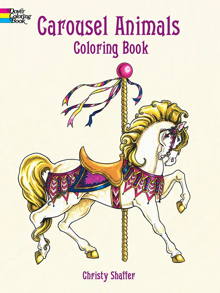 USED-Carousel Animals Coloring Book by Shaffer, Christy (Paperback)