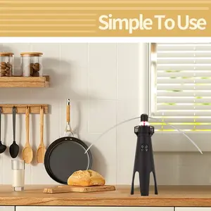 Fly Repellent Fan – Keep Bugs & Mosquitoes Away from Your Food, No Chemicals, Chemical-Free for BBQ, Picnic, Camping & Outdoor Dining, Portable Table Top Bug Deterrent