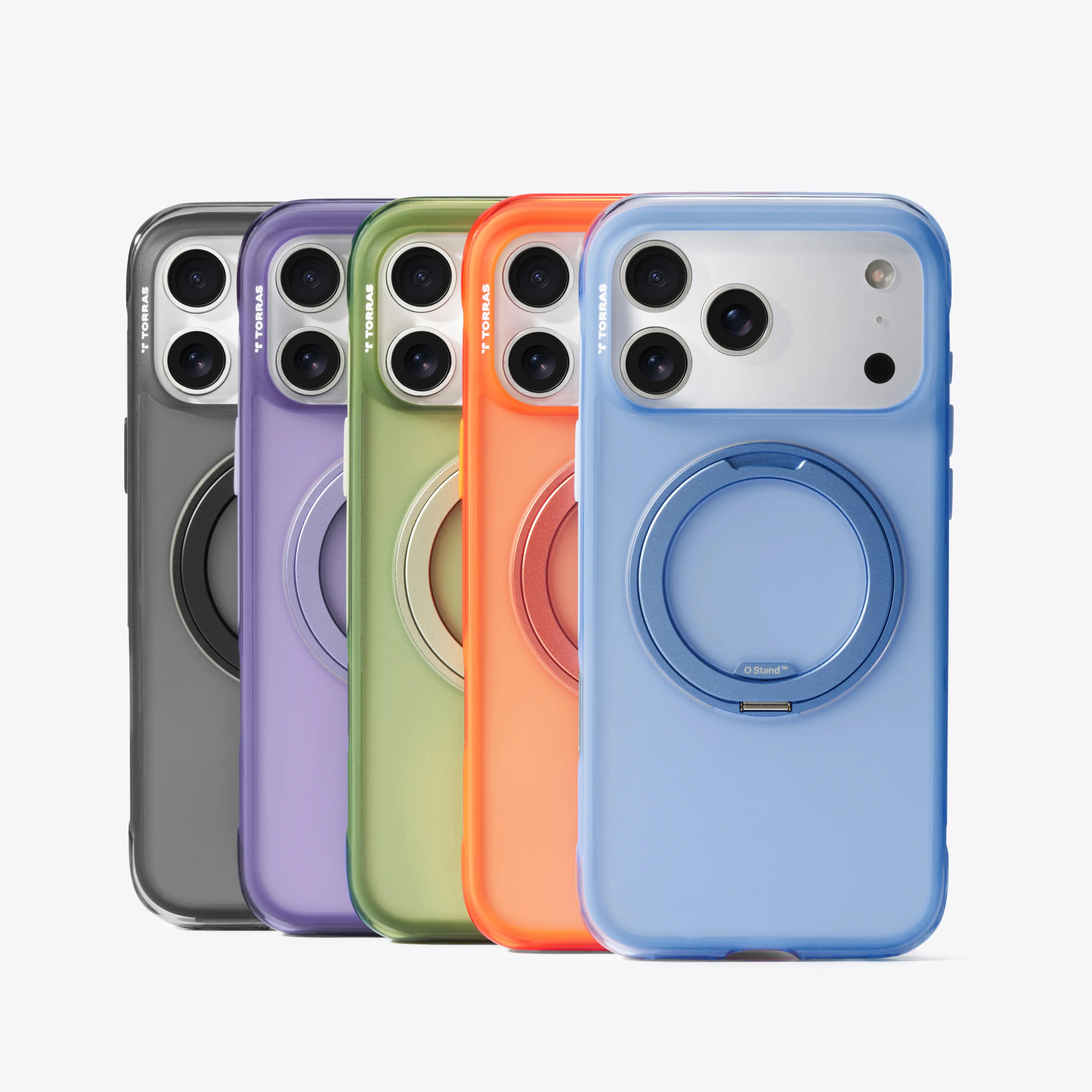 TORRAS O3 Air Magnetic Stand Case for iPhone 17 Pro Max with 360
