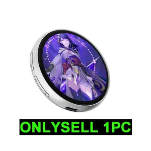 Digital Badge Photo Video Gif Display Screen Pin, Pixel Touchscreen, Lightweight 600mah, Long Battery Life, Portable, Personalized, Anime & Gaming Gift