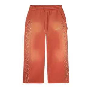 HMDD Crystal Sweatpants Orange