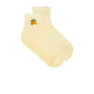 Souls. Spring Grip Socks in Yellow