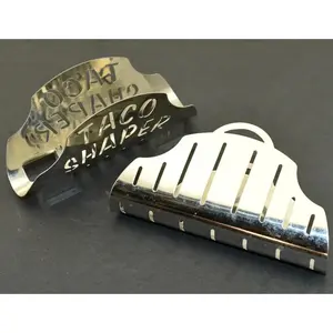 THE WELL KEPT Perfect Taco Shell Molds – 2-Pack Stainless Steel Taco Shapers for Oven, Air Fryer & Frying Pan| Easy Non-Stick Shell Maker for Crispy Homemade Tacos