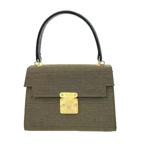 Pre-owned FENDI Canvas Shoulder Bags 8.27'' R1299 Shoulder Bag C1369917692 0611 LA Justin