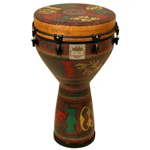 Remo Key-Tuned Djembe 14-by-25-Inch - Adinkra