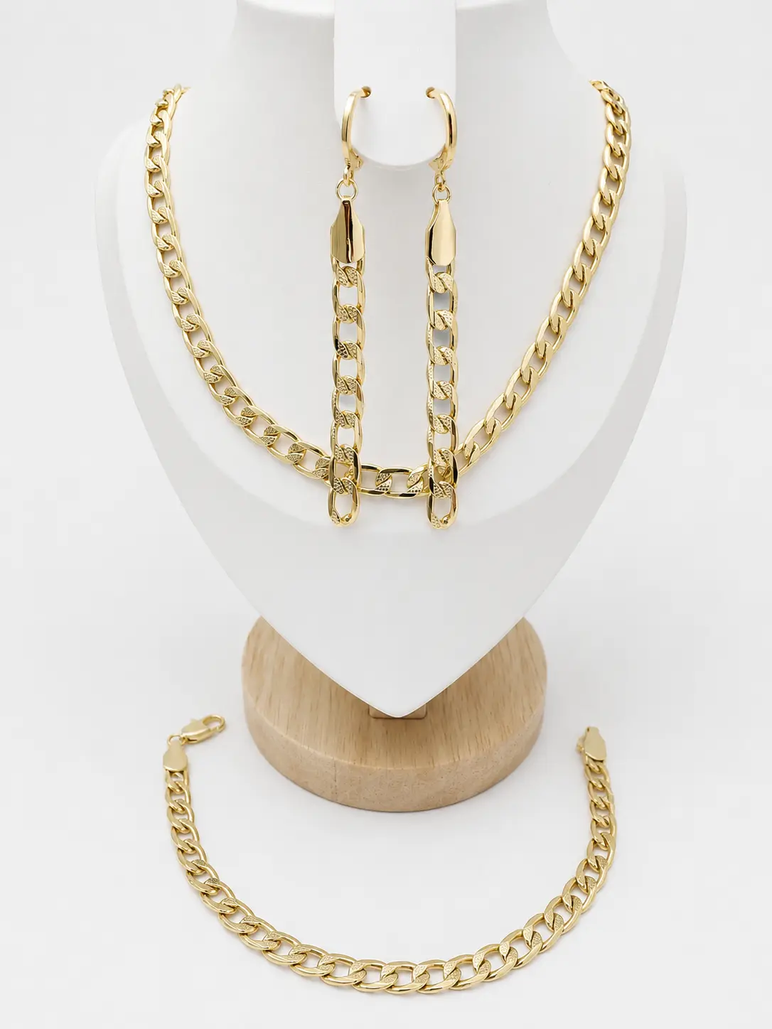 Cuban Link Jewelry Set