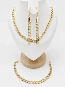 Cuban Link Jewelry Set