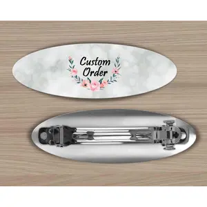 Custom Hair Barrette | Personalized Hair Accessories | Custom Order