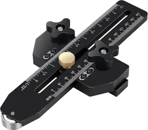 GJAHSH Fast Thin Ripping Guide for Table Saw,  Precise Repetitive Narrow Cuts, Adjustable Thin Rip Jig Fits 3/4" x 3/8" T-Track & Miter Slot, Band Saw & Router Table Compatible