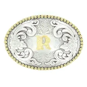NOCONA OVAL INITIAL BUCKLE