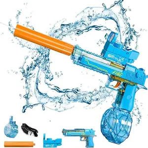 Electric Water Gun, Long Range Water Gun Toy, Automatic Water Gun Toy, Outdoor Water Toy for Pool Beach, Suitable for Children and Adults, Automatic Water Blasts