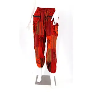 Classic Patchwork Cotton Harem Pants | Traditional Free Spirit Pants