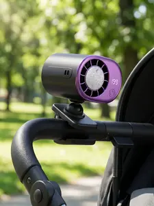 199-Speed Portable Clip Fan ️ Semiconductor Cooling | 360° Rotation | Ultra Strong Airflow