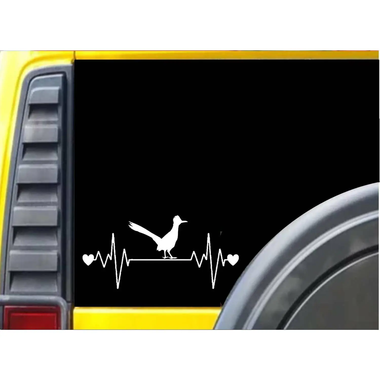 Roadrunner Lifeline Bird K316 8 inch decal heartbeat sticker