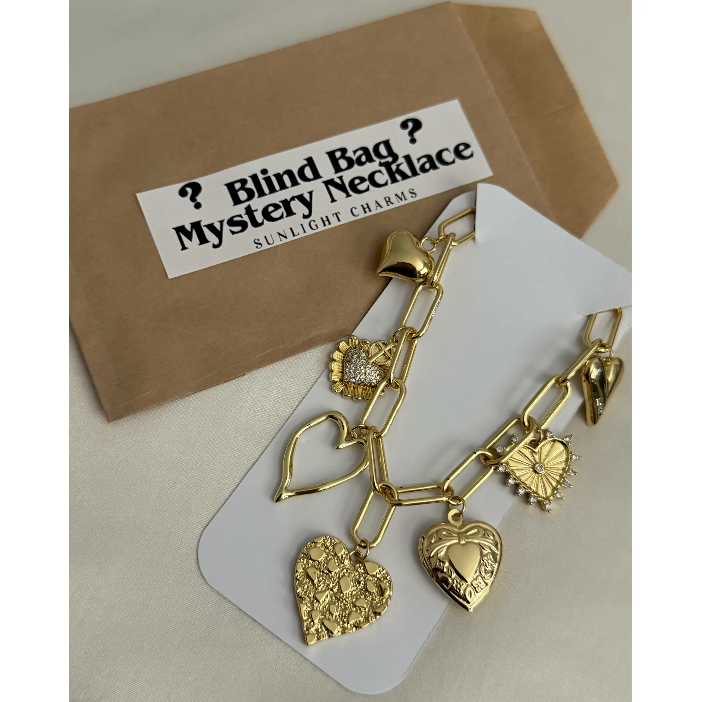 Blind Bag Mystery Charm Necklace or Bracelet - Trendy Charm Necklace - Selected Styles