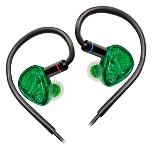 TANGZU Wan'er S.G II "Jade Dragon" In-Ear Monitors HiFi Wired Gaming IEMs featuring a 10mm Dynamic Driver with a PET Diaphragm equipped with a 0.78mm 2-Pin Flat Detachable Tangle-Resistant Cable and a 3.5mm Plug (with Microphone)