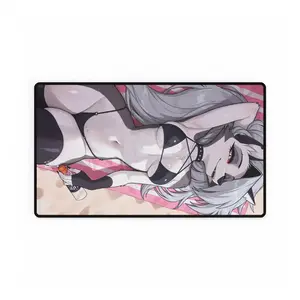 Helluva Boss Loona Beach Mouse Pad Gaming Desk Mat Cute Deskmat Gift for Gamers and Office use