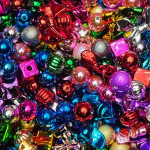【D.P.C】Acrylic DIY Beads Mix - 150ml, 300ml, 650ml Sizes - Beads Charms Accessories for Bracelets, Phone Charms