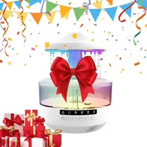 New Smart Ultrasonic Essential Oil Diffuser, Portable Noise Music Air Humidifier, Droplet Electric Micro Landscape Aroma Humidifier