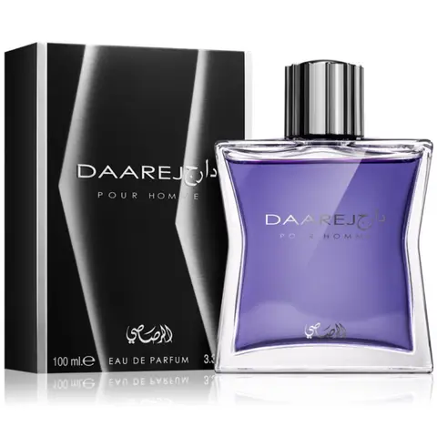 Rasasi Daarej For Men EDP - 100 ML (3.4 Oz) Long Lasting Men’s Fragrance with Fresh and Sweet Notes of Vanilla i got you  vanilla