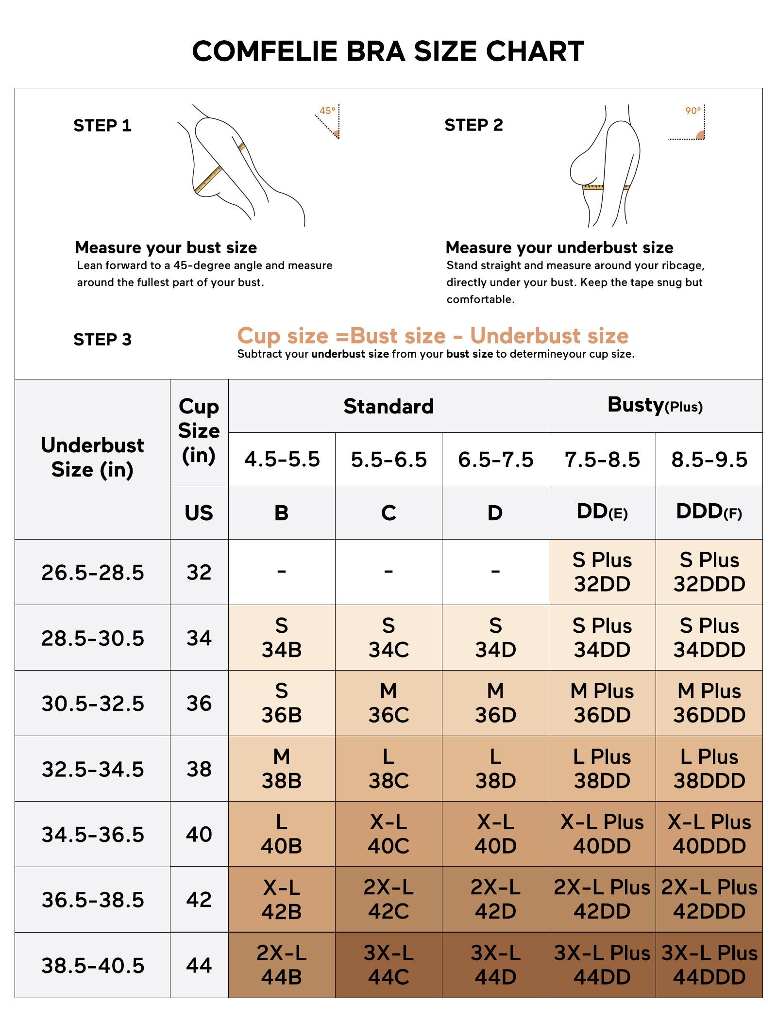 COMFELIE S-3XL Plus Size Wireless Bra for Women ,Seamless Bra with Support Bralette, Comfort Lightly Lined Full Coverage Bra EB061-62, 1 Pack