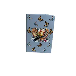Butterfly Lightbulb Journal with Vibrant Floral Design and Delicate Butterfly Motifs for Creative Note-Taking